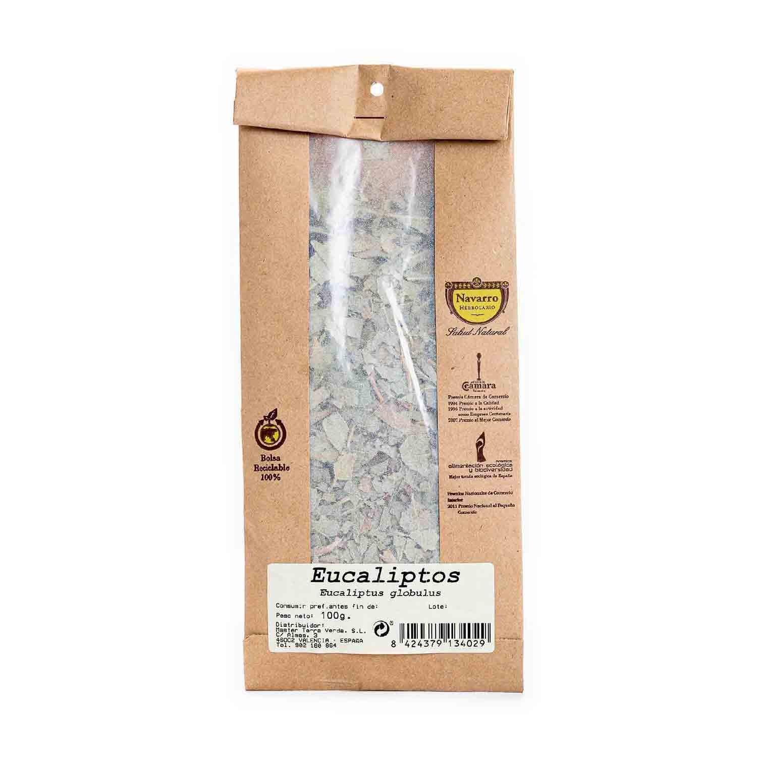 Eucalipto a granel para infusión 100g Herbolario Navarro