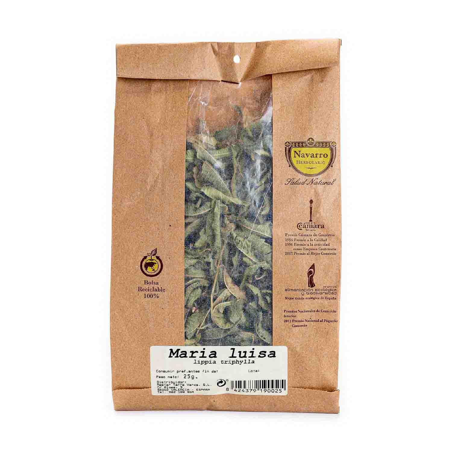 María Luisa a granel para infusión 25g Herbolario Navarro