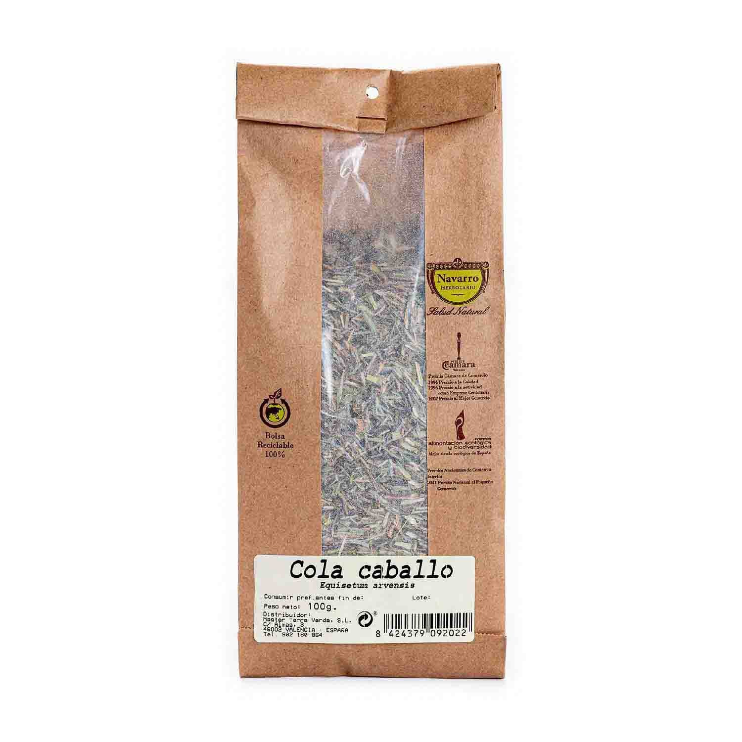 Cola de caballo a granel para infusión 100g Herbolario Navarro