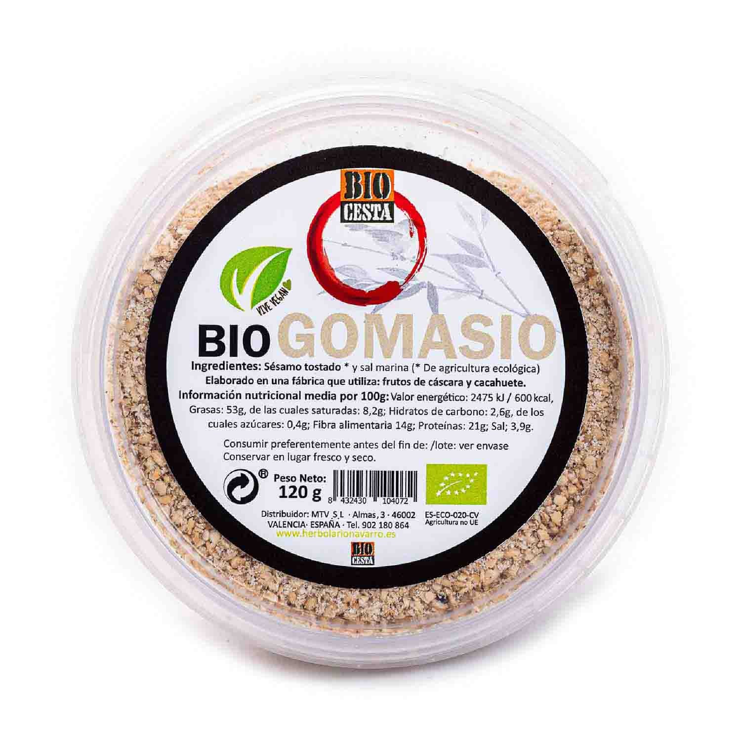 Gomasio de Sésamo y Sal Marina 120g Bio Cesta