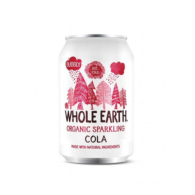 Refresco de cola sin azúcar 330ml Whole Earth
