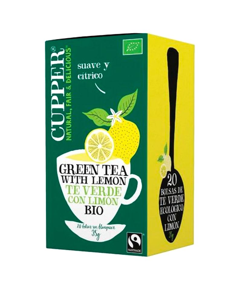 Té Verde con Limón Bio 20uds Cupper