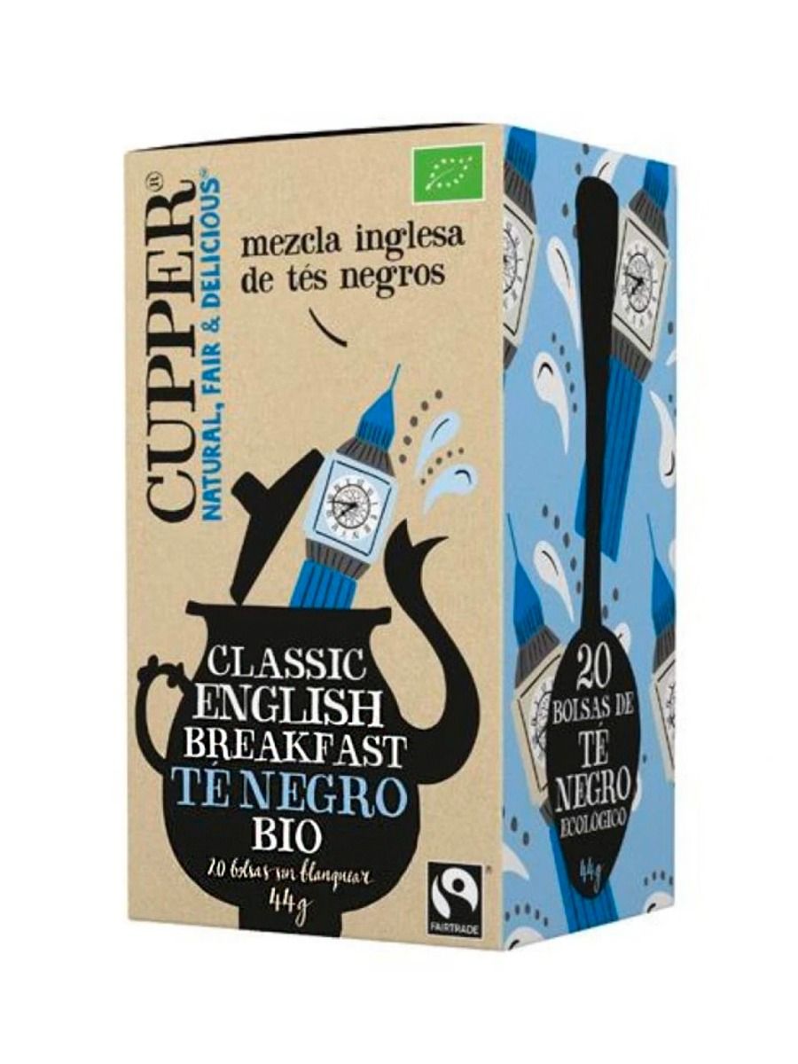 Té Classic English Breakfast Bio 20uds Cupper