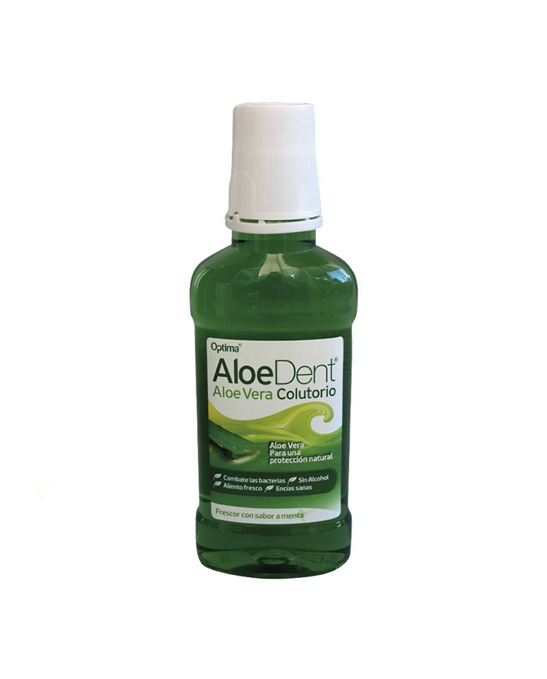 Colutorio Óptima con aloe vera 250ml Aloedent