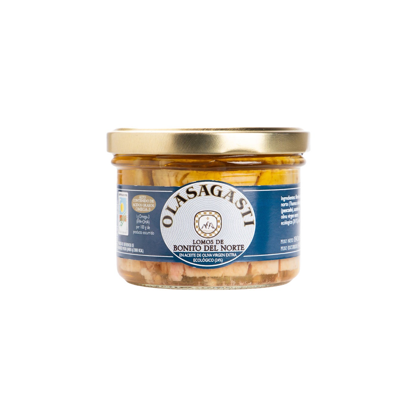 Lomos de Bonito en Aceite de Oliva Eco 190g Olasagasti