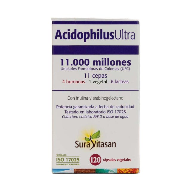 Acidophilus Ultra 120 cápsulas Suravitasan