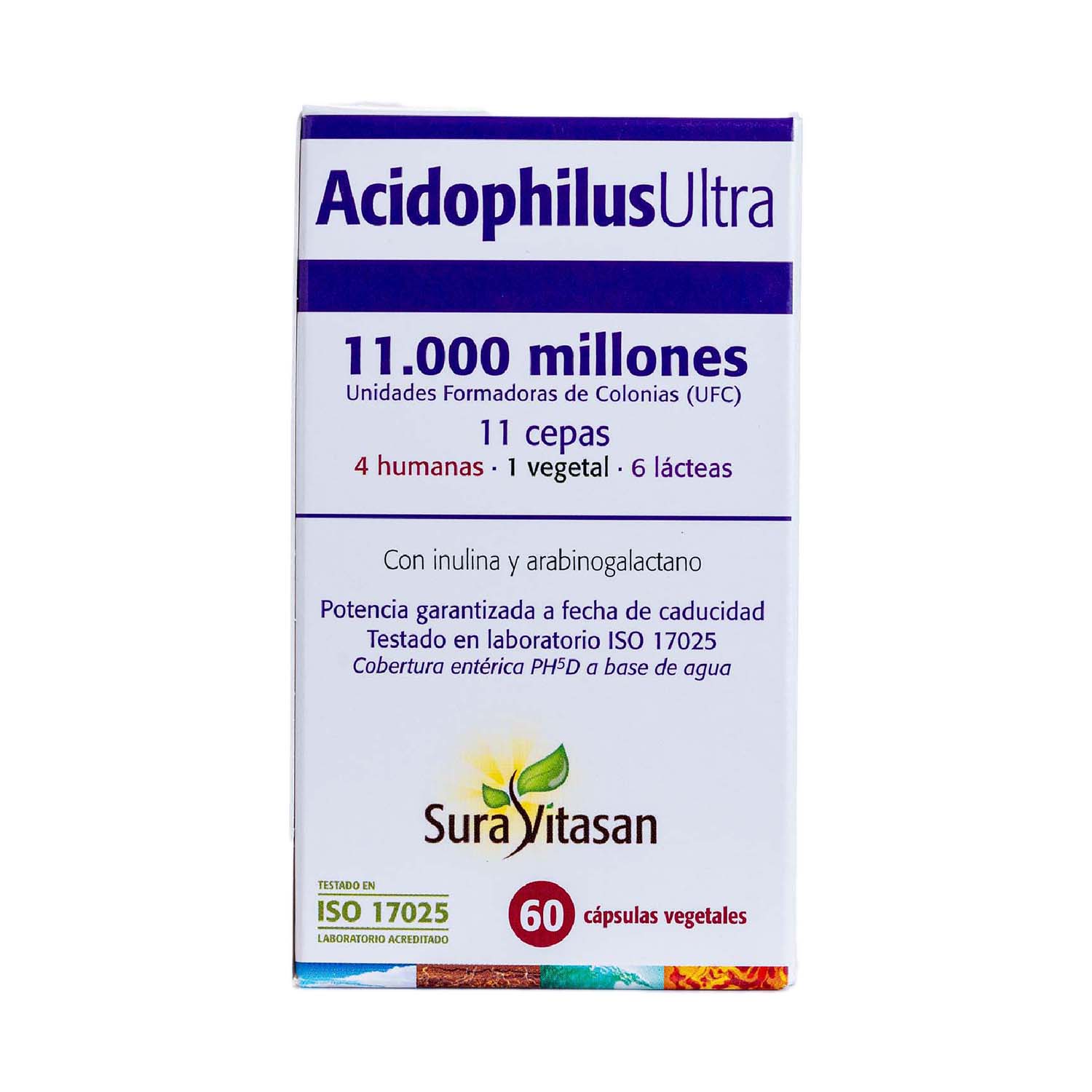 Acidophilus Ultra 60 cápsulas Sura Vitasan