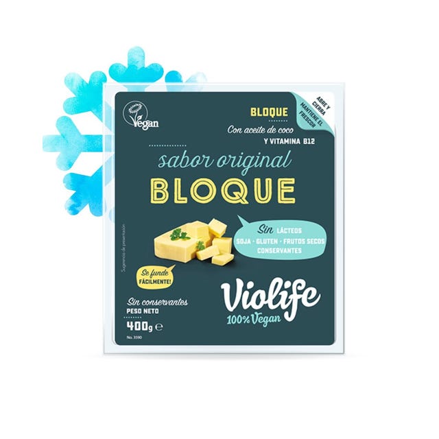 Bloque Vegano sabor Original 400g Violife