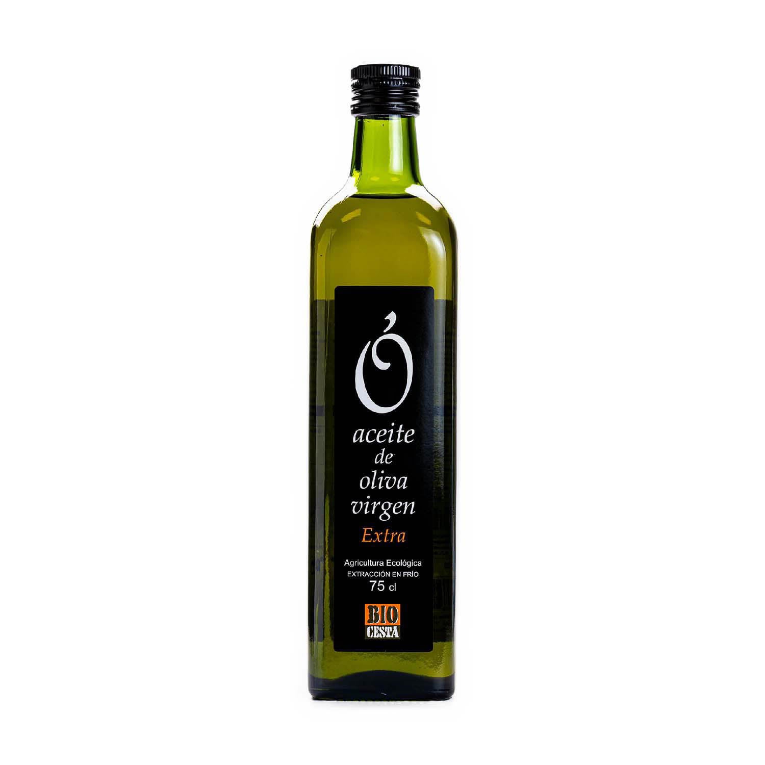 Aceite de oliva virgen extra 75cl Bio Cesta