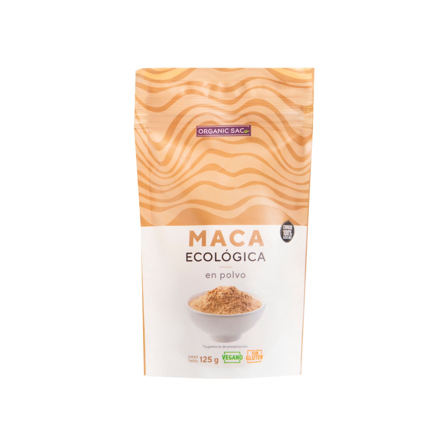 Bio Maca ecológica en polvo 125g Organic Sac