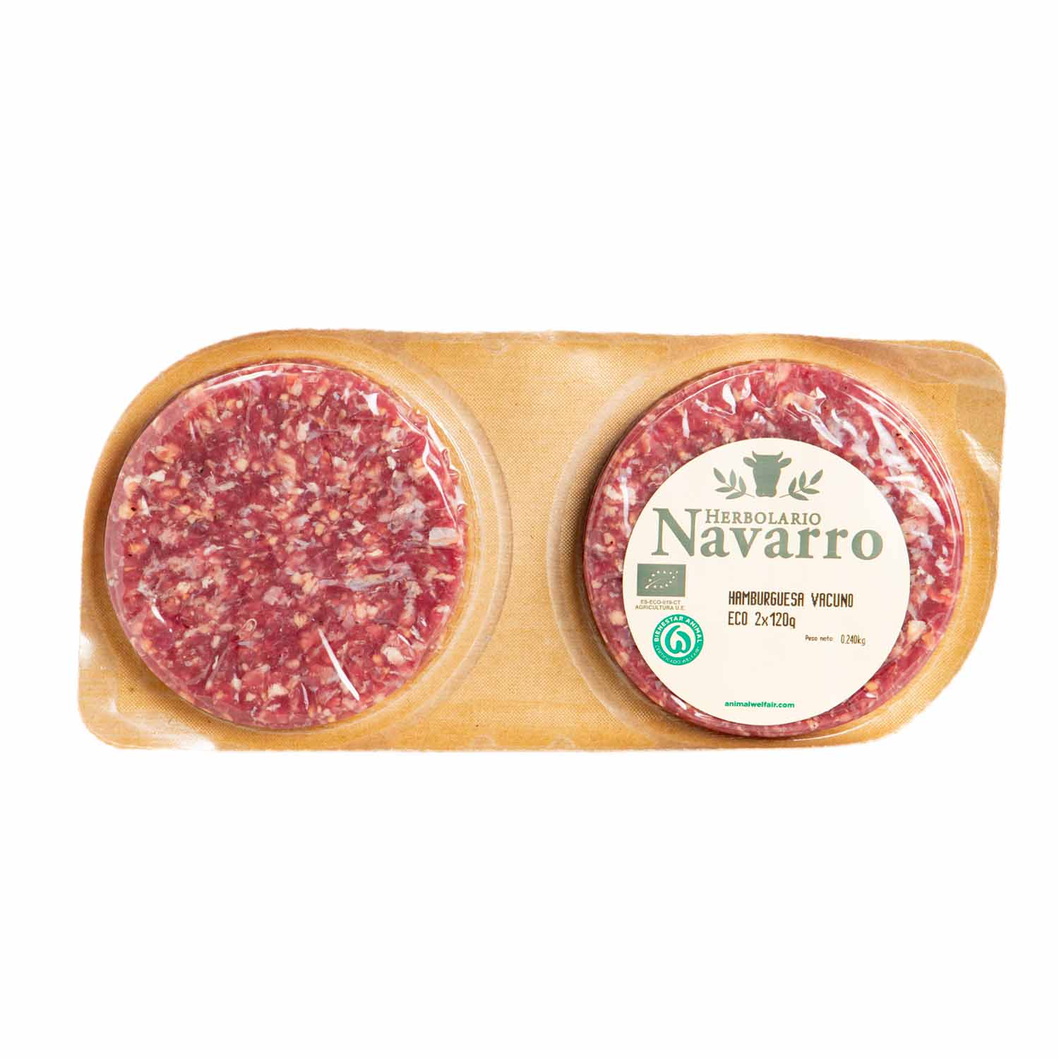 Hamburguesa Eco 2x120g Herbolario Navarro
