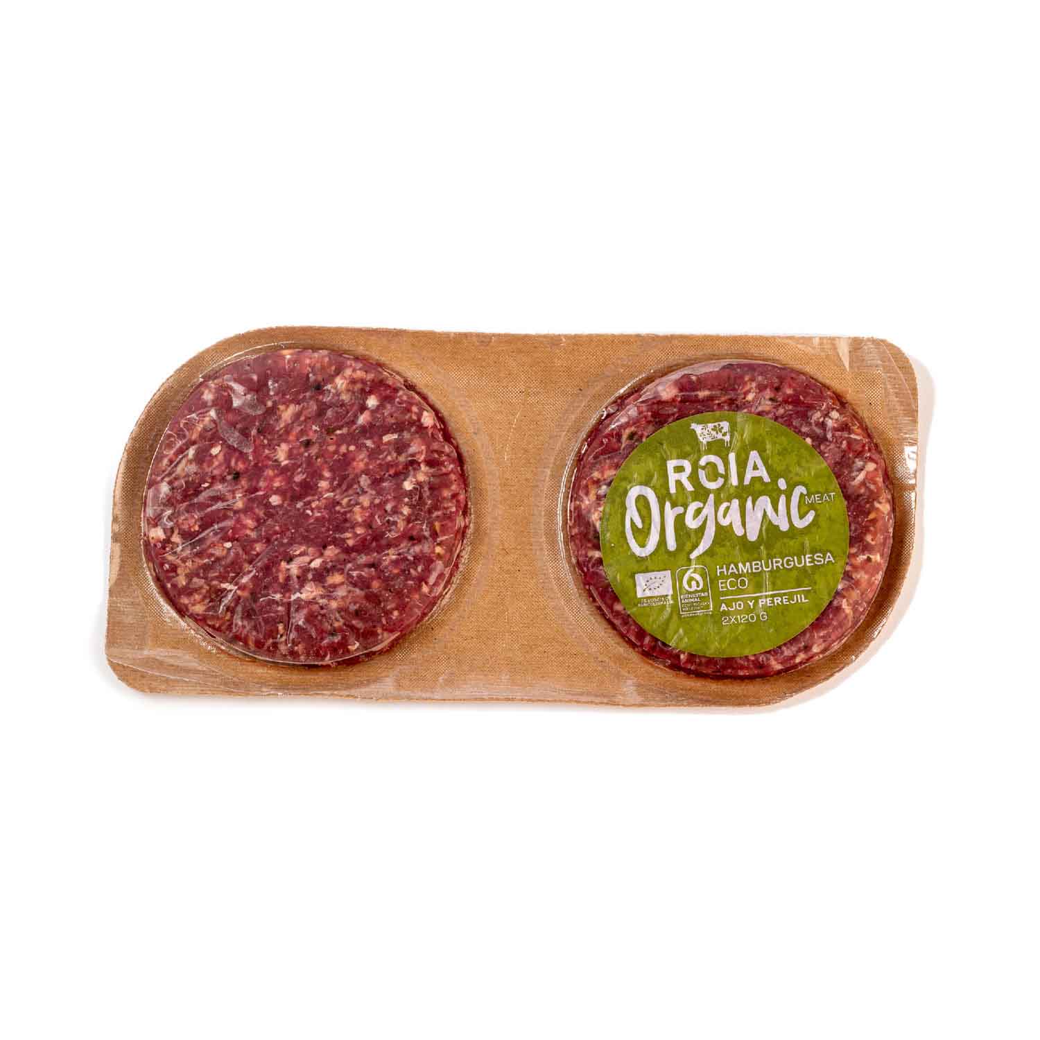 Hamburguesa de Ajo y Perejil ECO 2x120g Roia Ecocarne