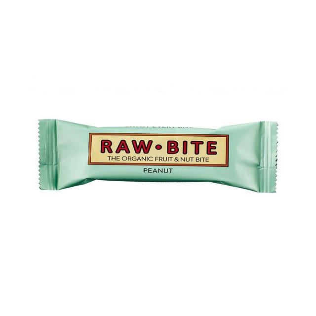 Barrita con cacahuete 50g Rawbite