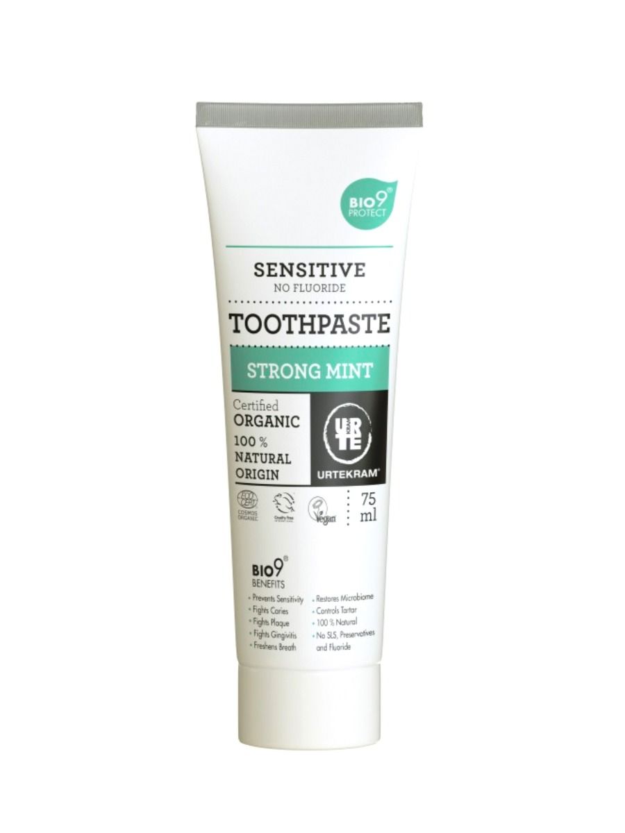 Dentífrico de menta fuerte 75ml Urtekram