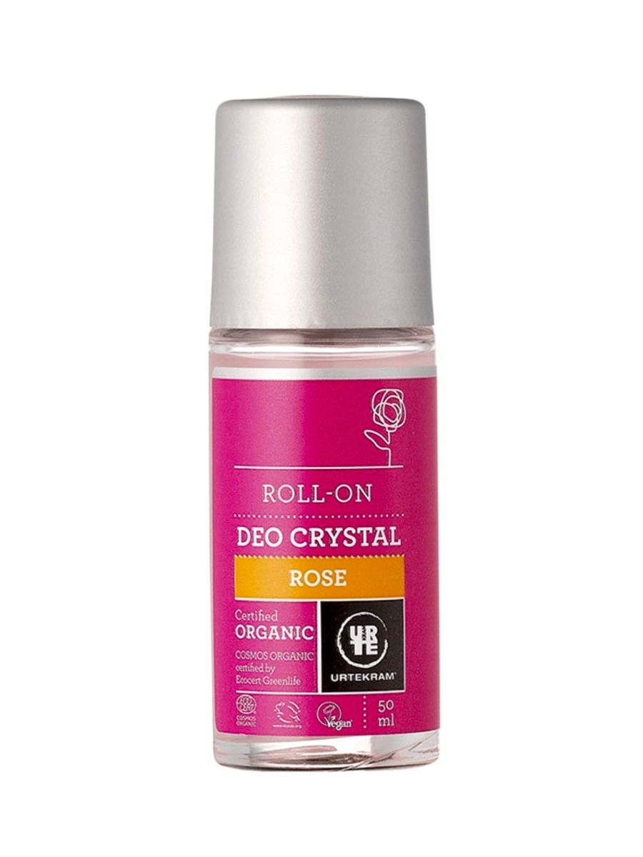 Desodorante de rosa en roll-on 50ml Urtekram