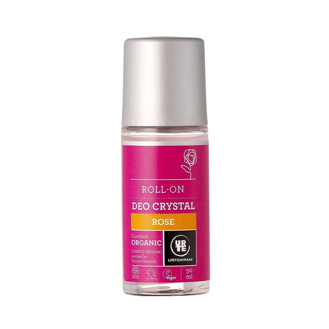 Desodorante de rosa en roll-on 50ml Urtekram