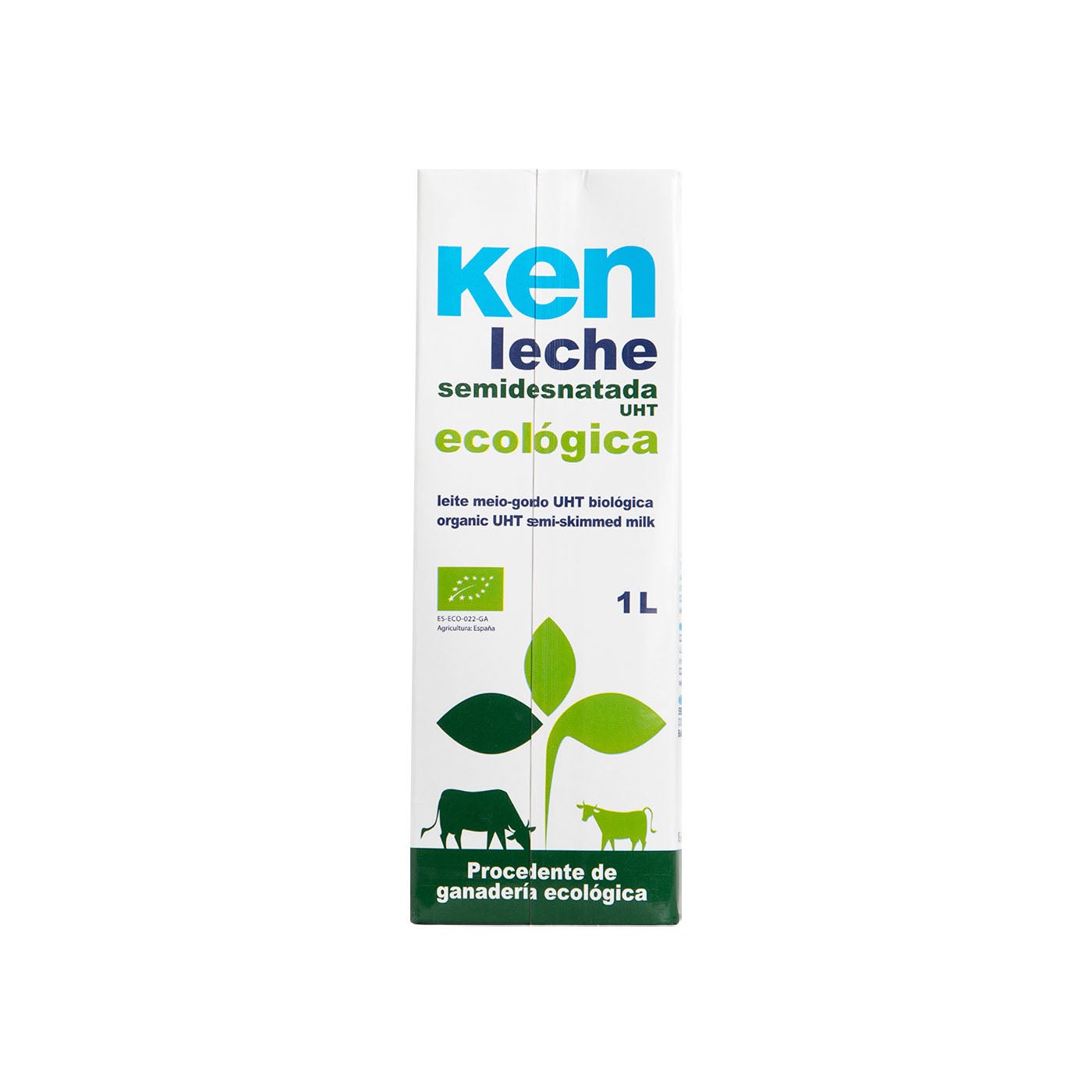 Leche de Vaca Semidesnatada Eco 1L Ken
