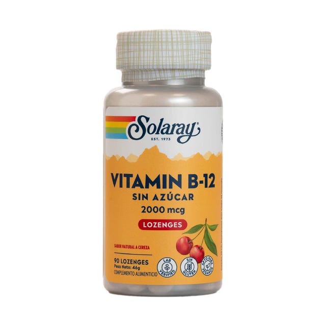 Vitamina B12 90 comprimidos Solaray