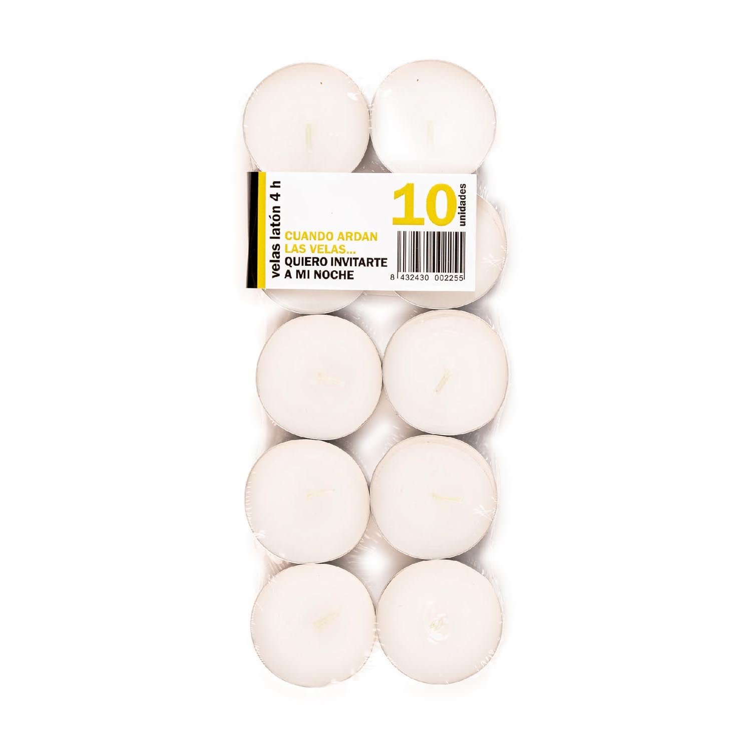 Vela de Latón 4 horas Herbolario Navarro