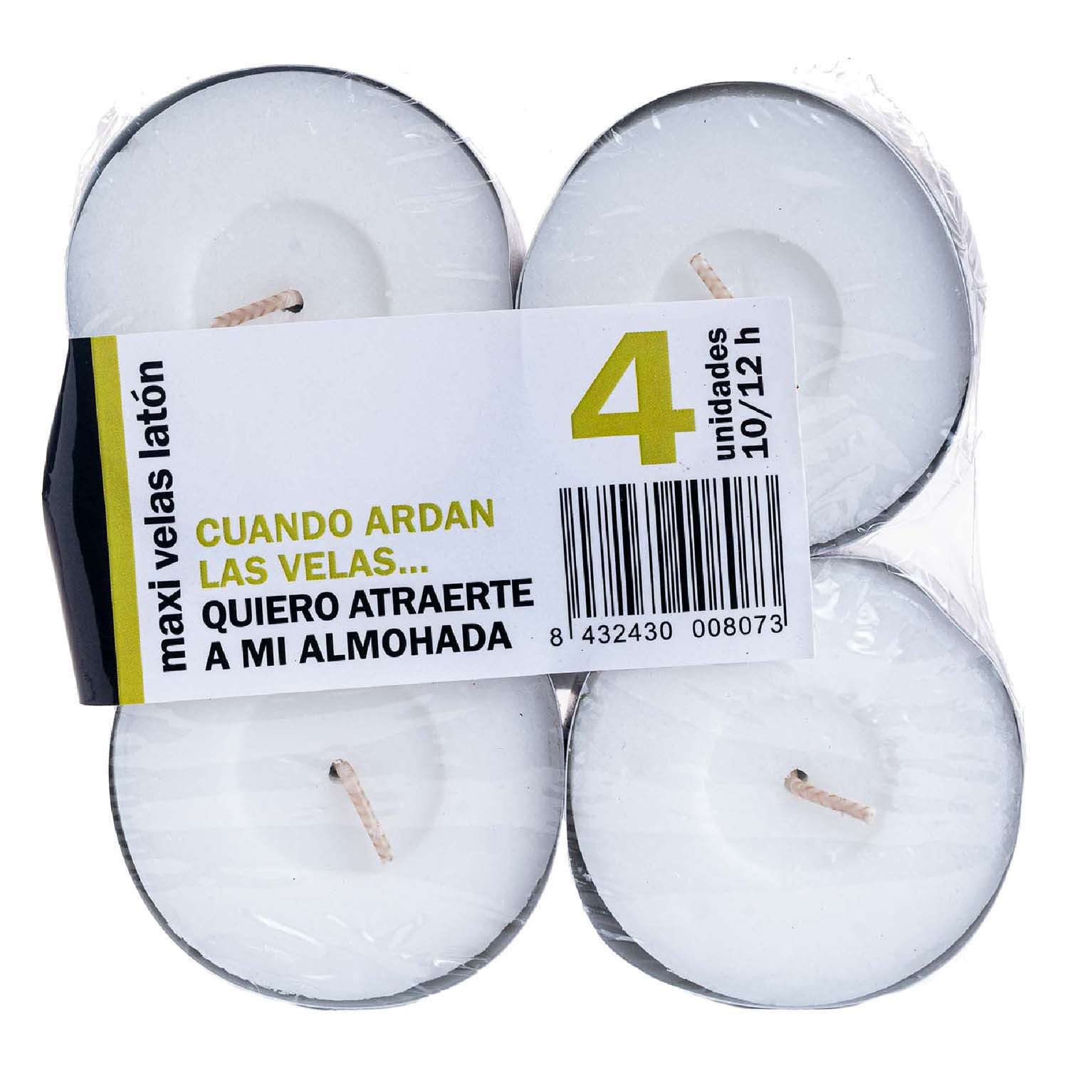 Velas Maxi de Latón Herbolario Navarro