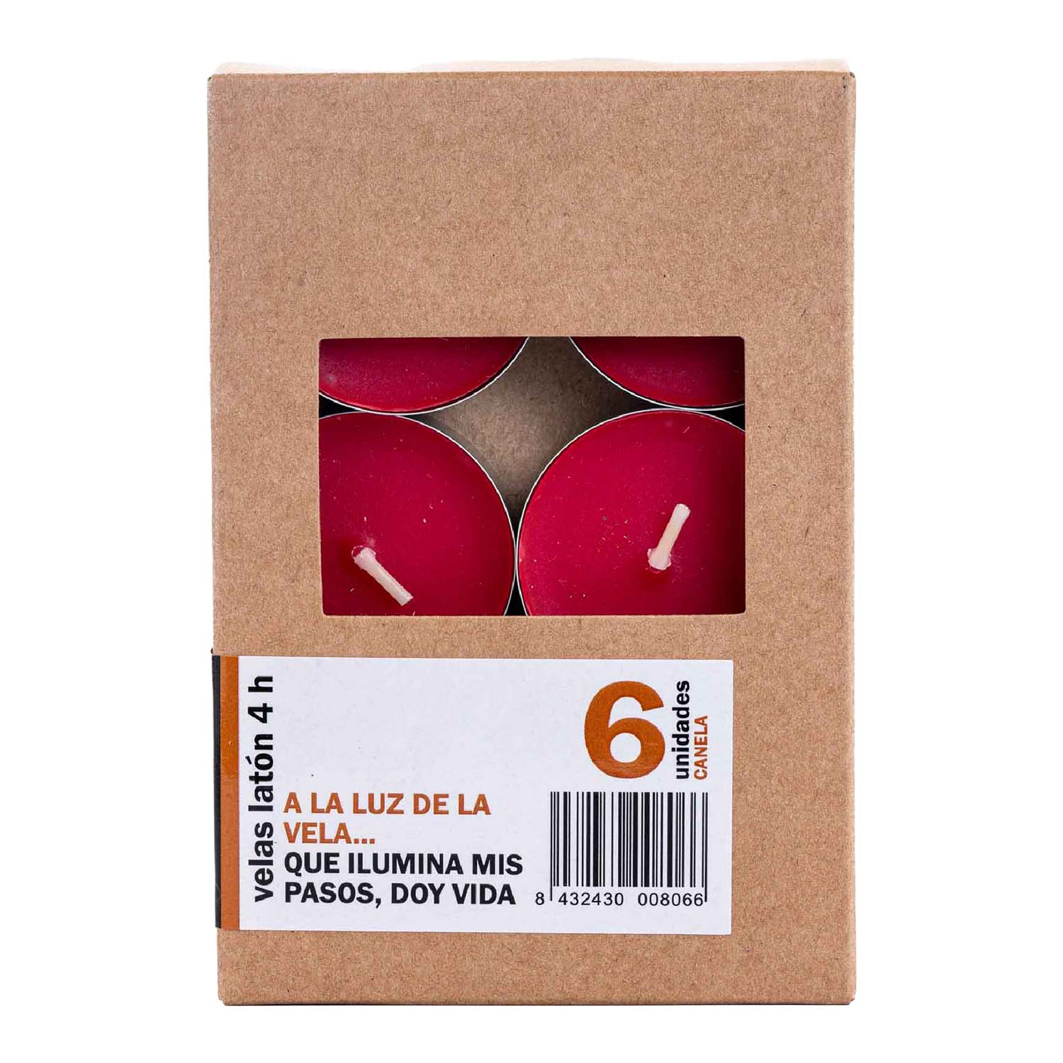 Velas de Latón Esencia de Canela Herbolario Navarro