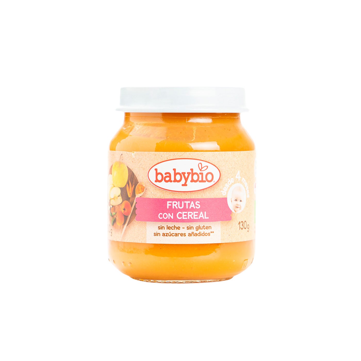 Potito de Frutas con Cereales 130g Babybio