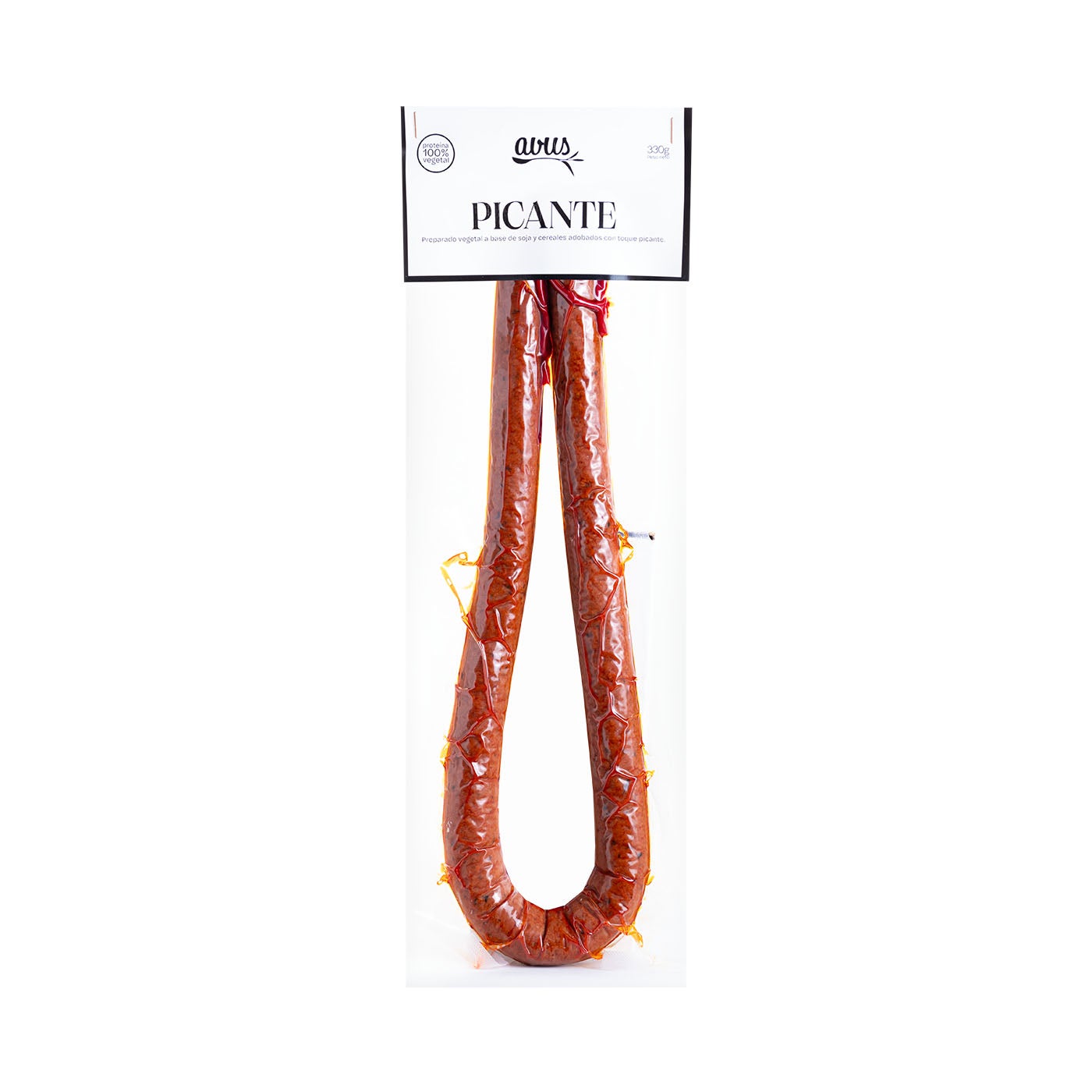 Chorizo Vegetal Picante 330g Avus