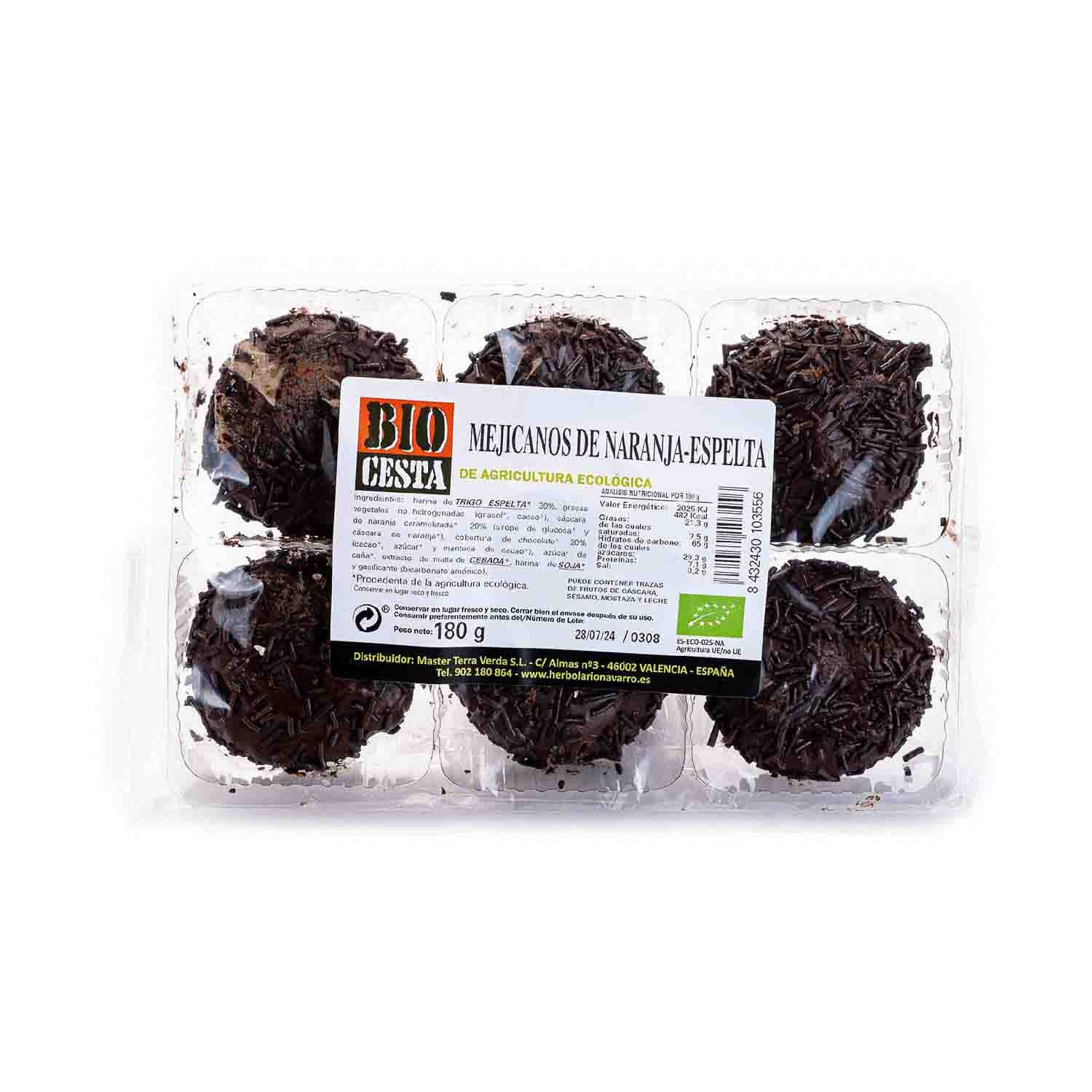 Mejicanos de naranja y espelta