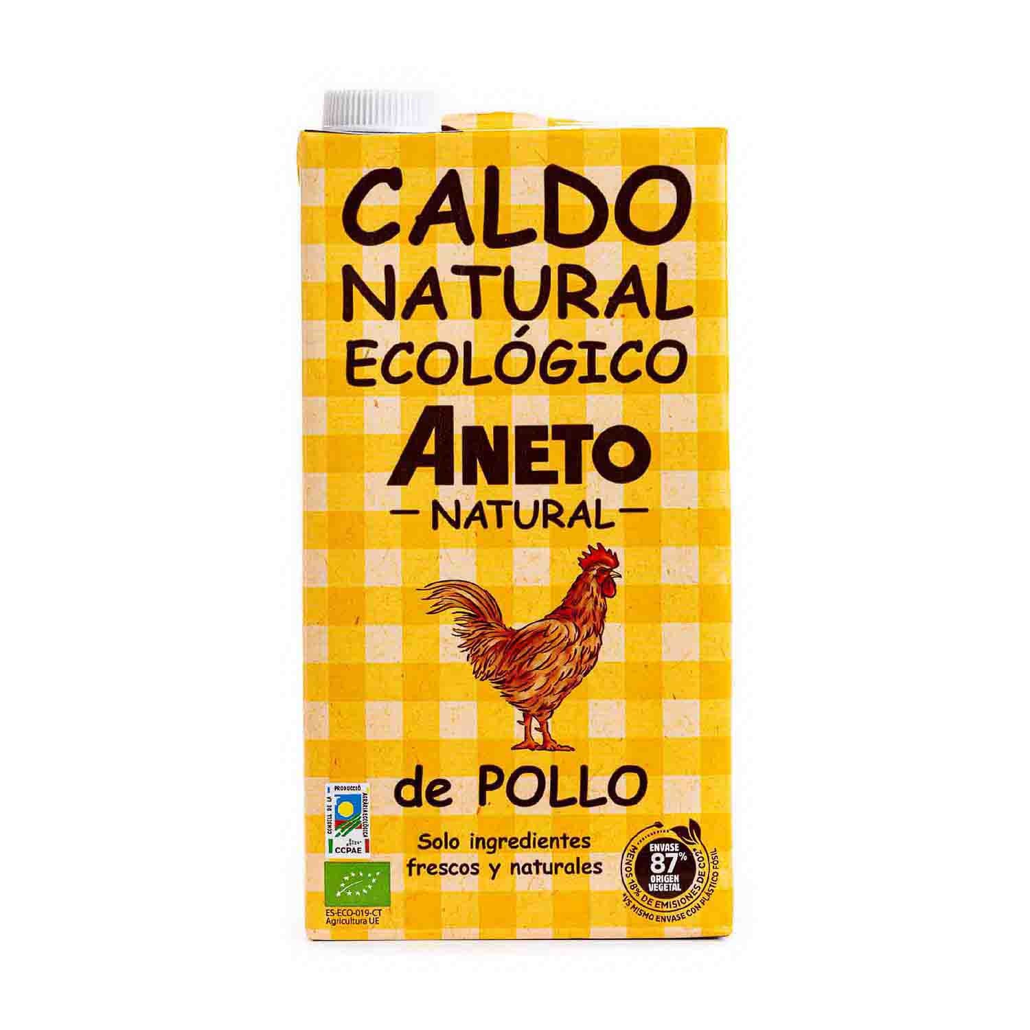 Caldo de Pollo Ecológico 1L Aneto