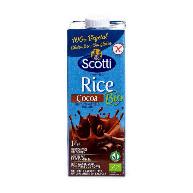 Bebida de arroz con chocolate eco 1L Riso Scotti