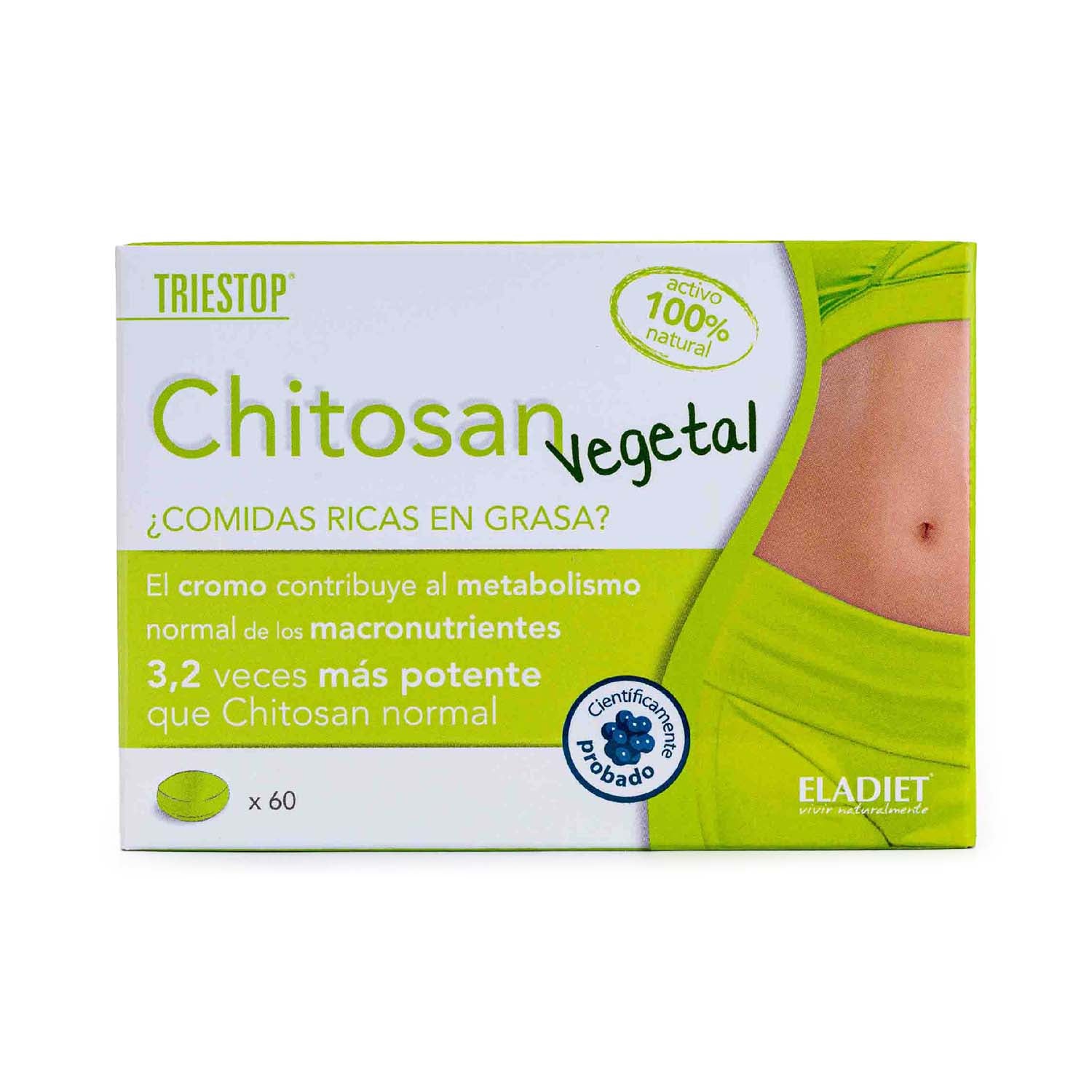 Chitosan vegetal 60 comprimidos Eladiet