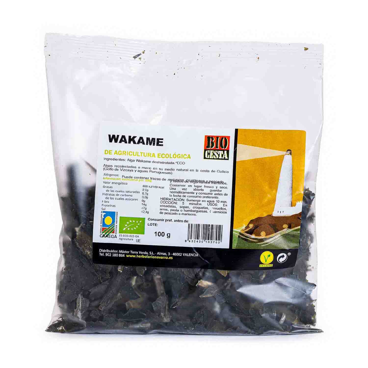 Alga Wakame 100g Bio Cesta