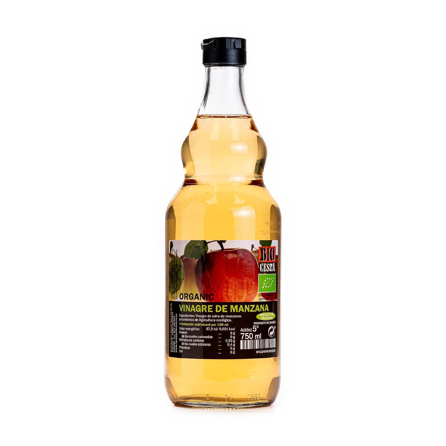 Vinagre de manzana 750ml Bio Cesta