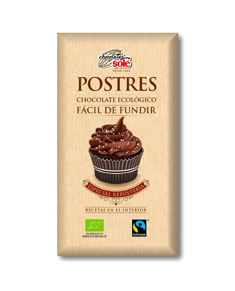 Chocolate Fundir para Postres 200g Solé