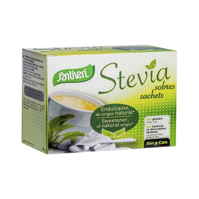 Stevia en polvo en sobres 70g Santiveri