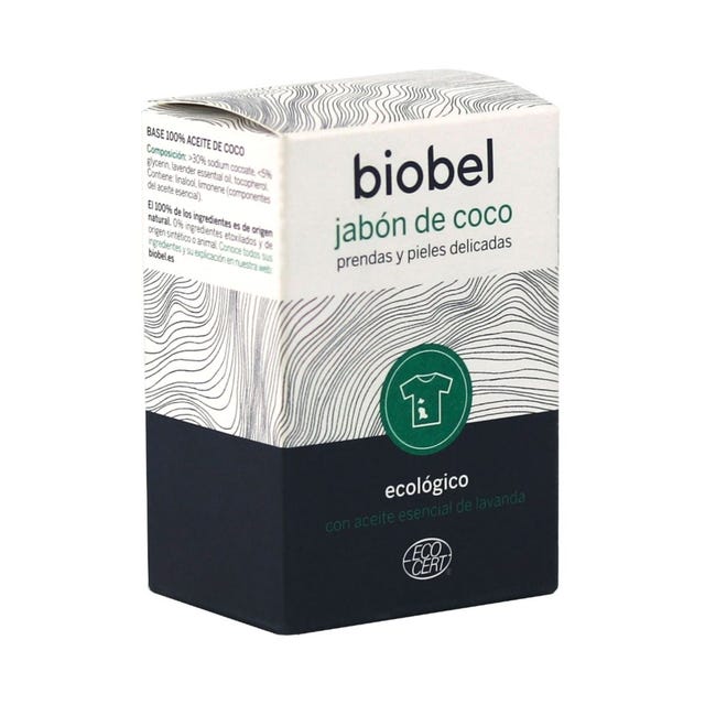 Jabón de coco en pastilla 250g Biobel
