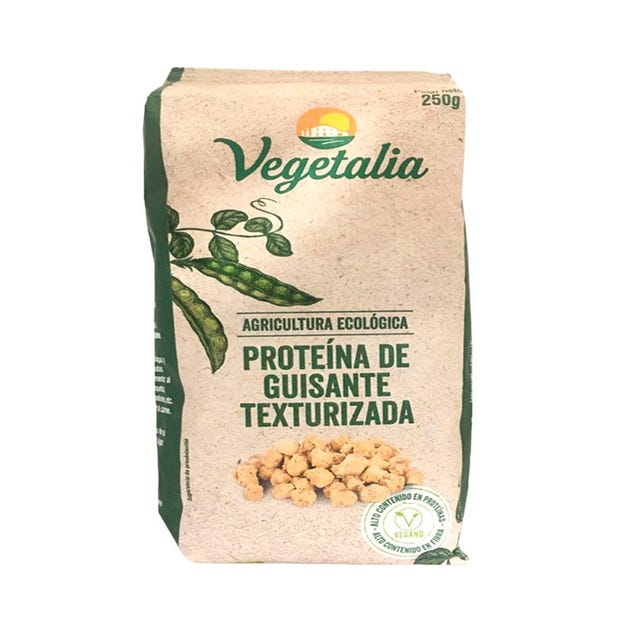 Proteína de Guisantes Texturizada 250g Vegetalia
