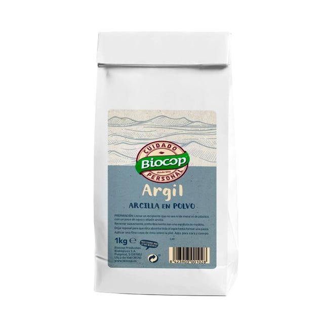 Arcilla blanca de Argil grande 1kg Biocop