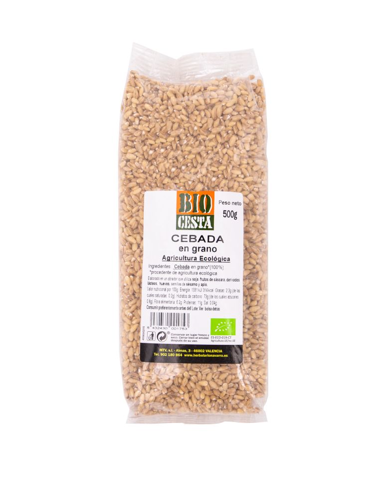 Cebada en grano bio 500g Bio Cesta
