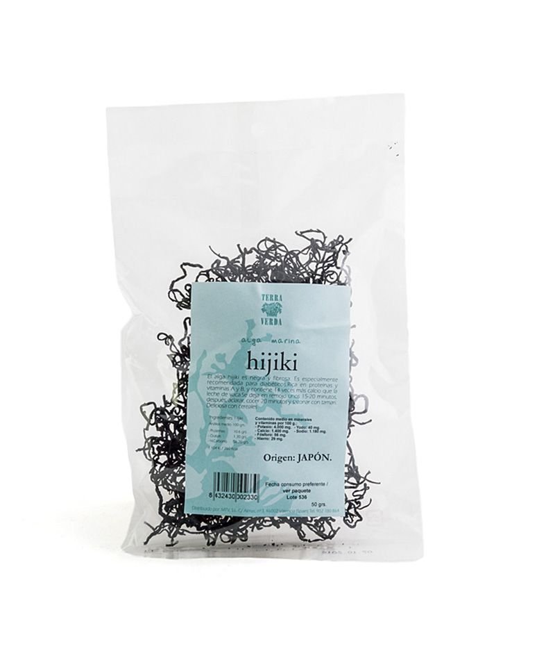 Algas Hijiki 50g Terra Verda