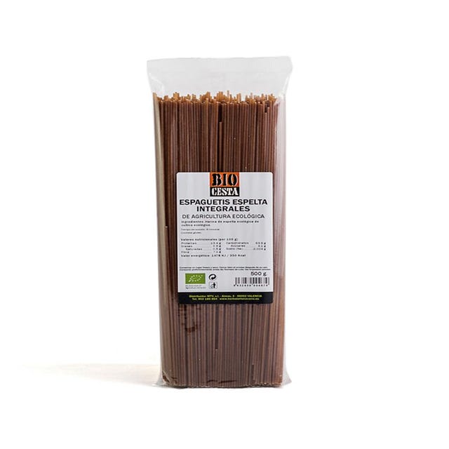 Espagueti espelta integral bio 500g Bio Cesta