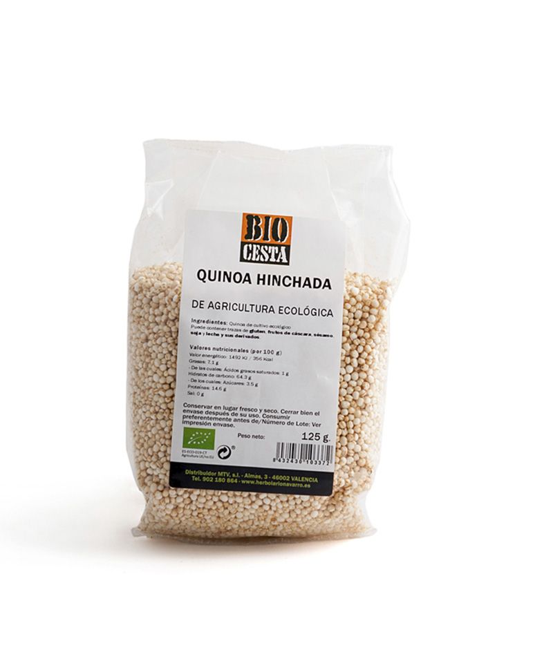 Quinoa hinchada 125g Bio Cesta Herbolario Navarro