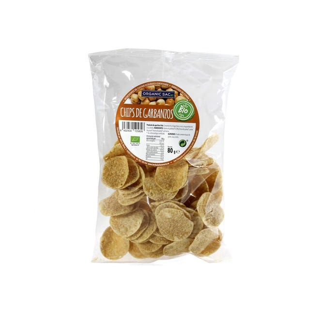Chips de garbanzos 80g Organic Sac