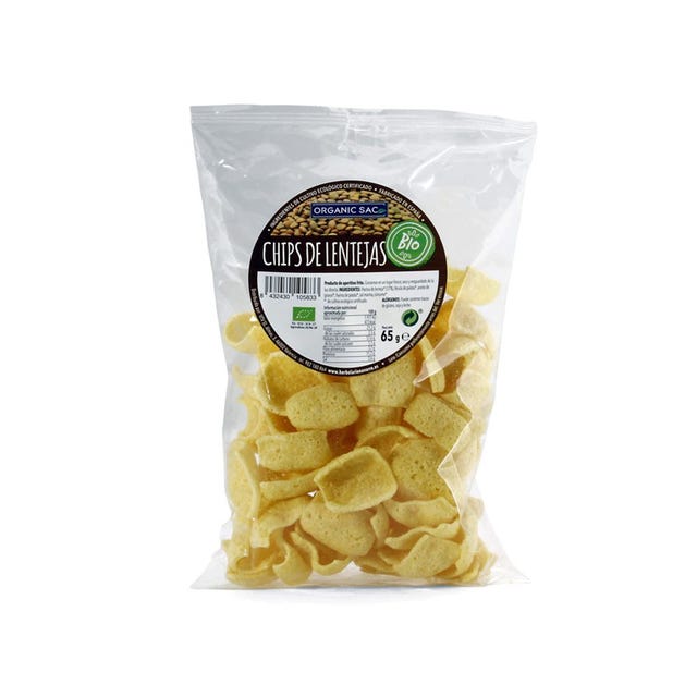 Chips de Lentejas 65g Organic Sac