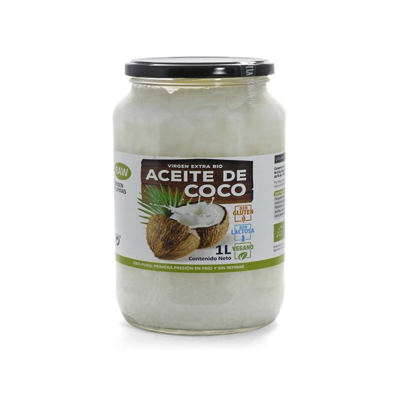 Aceite de coco Bio sin gluten