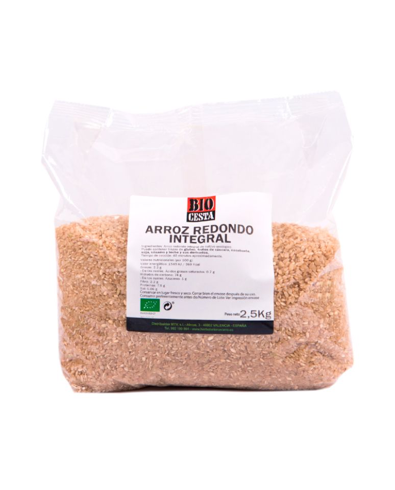 Arroz Redondo Integral 2,5kg Bio Cesta