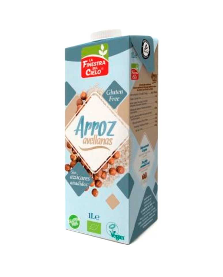 Bebida de arroz con Avellana 1L La Finestra Sul Cielo