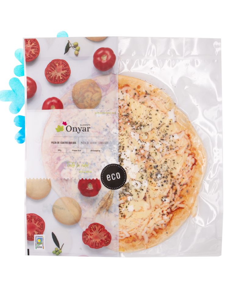 Pizza 4 Quesos 380g Aliments Onyar