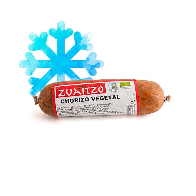 Chorizo Vegetal 200g Zuaitzo