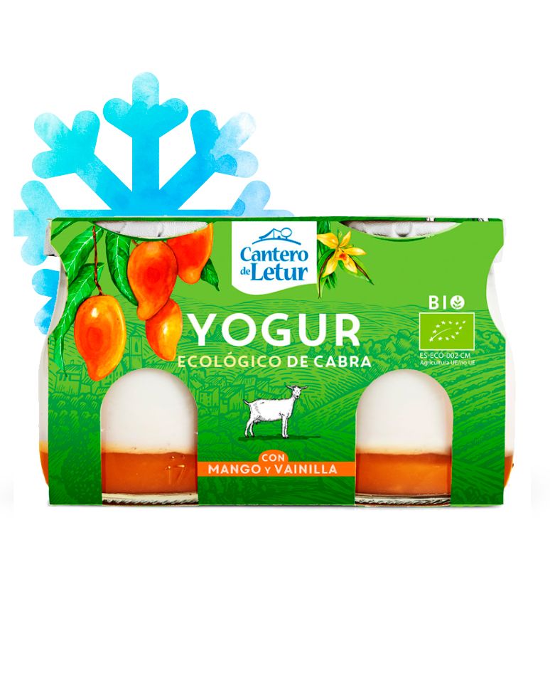 Yogur de cabra con mango y vainilla 2uds El Cantero De Letur